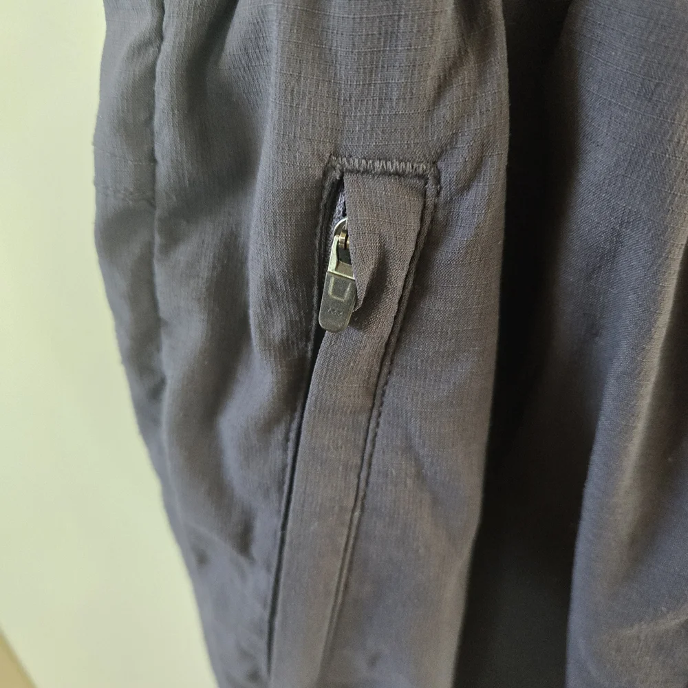 L.L. Bean Plus Size Elastic Waist Pants in Charcoal - Picture 3 of 6